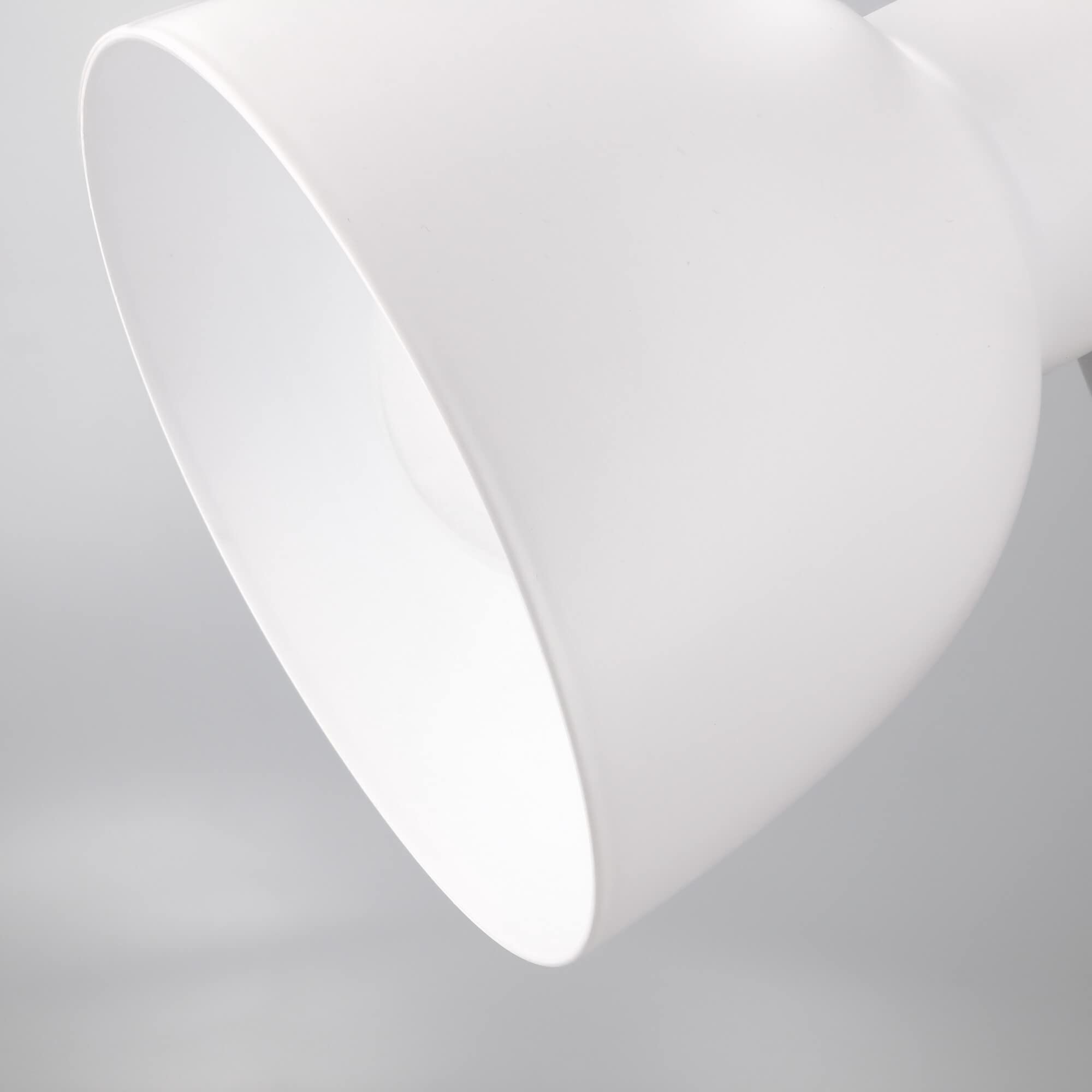 FORLIGHT Forlight Mila Lámpara de Escritorio de Estilo Nórdico. Flexo de Escritorio E27 de Acero Blanco y Madera Clara Natural