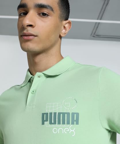 Image of Puma Men's Graphic Print Slim Fit T-Shirt