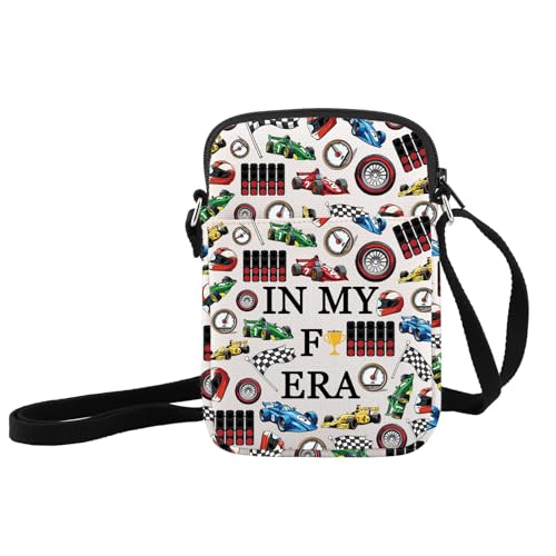 JXGZSO F Lover Gift In My F Era Crossbody Bag F Racing Fan Gift Race Week Gift