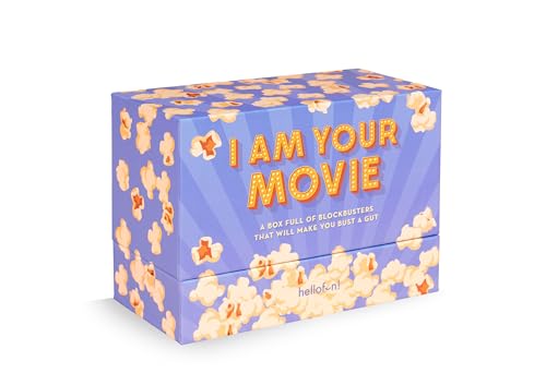 Hellofun! I’M Your Movie Board Game | Trivia & Acting Card Games Style | Playing Cards Game & Family Games | Travel & Camping Games 4+ Players | Playtime: 30 Min | Ages 14+