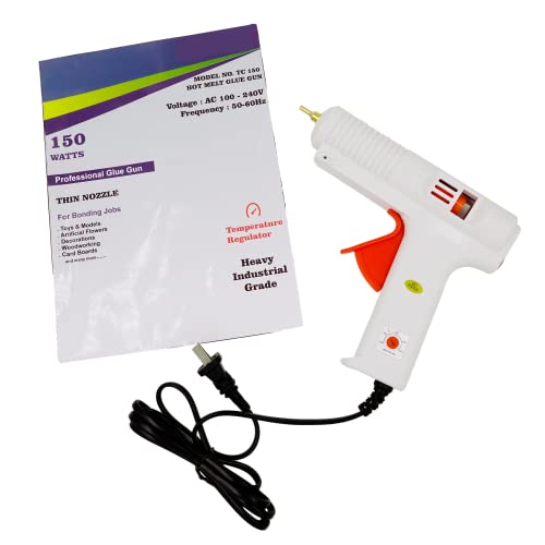 Image of 150W Glue Gun Variable Temperture Regulator, Hot Melt Dispensing Glue Gun With Free 5 Glue Sticks