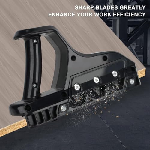 Candeon Trockenbau Gipskarton Kantenhobel, 3-Fach Gipskartonplatten Schnellschneider Gipskarton Hobel, 45 °und 60 ° Gipskarton Schneider Handhobel Rigipsplatten Kantenhobel Mit 10 Klingen Ersatz