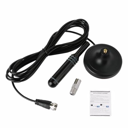 TV Aerial - TV Antenna | Long Range Reception Convenient Setup Aerial | 360°Reception High Gain Digital Freeview TV Antenna | Portable Indoor/Outdoor Digital TV Aerial for Home, Enhances Audio Quality