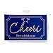 RXBC2011 Cheers Card Have a Drink on Us Token Beverage Coupon Vouchers Pack of 100 Navy Blue