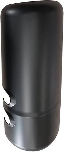 TORQUE Cubierta de espejo de puerta negra para Kenworth T680 T880 W990 lado derecho del conductor (TRKWN0191ALS32)