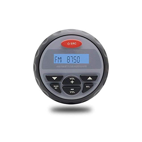 10,2 cm Zoll Wasserdicht Marine Bluetooth Radio FM AM Stereo Wasserdicht Boot Stereo Audio MP3 Player für Spa UTV ATV Auto Motorrad