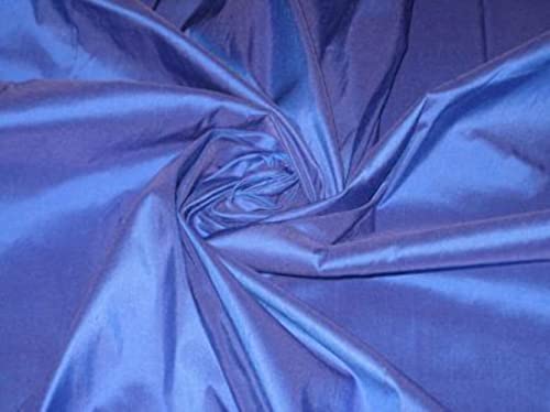 Soie Dupioni en soie Bleu roi 137 cm haut de gamme pour robe de soirée de luxe