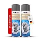 SPEEDAP Bremsenreiniger 500 ml 2er Set | Entfernt Öl, Fett, Silikon & Schmutz | Bremsscheiben & Metallteile | Rückstandsfrei & schnell ablüftend | Made in Germany