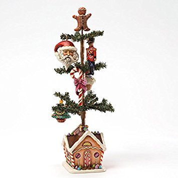 Arbre de table Jim Shore Enesco avec 5 figurines de Noël 30,5 cm