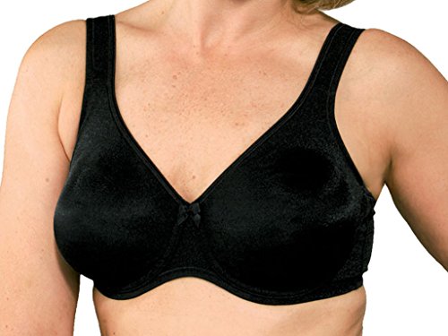 Post Mastectomy Seamless Underwire Bra Black