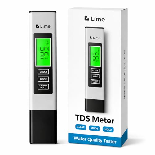 Professional Water Tester for Drinking Water - Accurate TDS Meter Digital Water Tester (0-9999 ppm) - 1 Sec Instant Read
