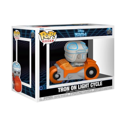 Funko Pop! Rides: Tron (1982) - Tron on Light Cycle - Collectable Vinyl Figure - Gift Idea - Official Merchandise - Toys for Kids & Adults - Movies Fans - Model Figure for Collectors and Display