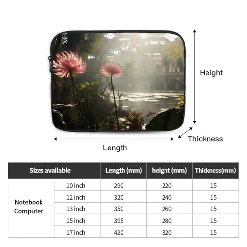Flower On The Other Side Laptop Sleeve Case 15 Inch Suitable for Notebook Computer Tablet Traveling Carrying Simple Case4