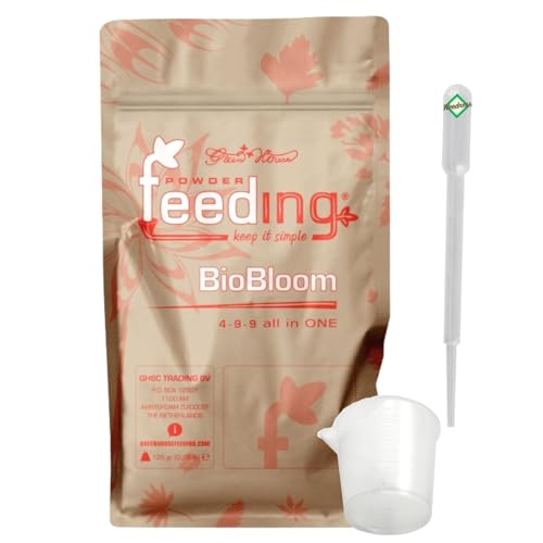 Weedness Green House Feeding Bio Bloom 125 Gramm - NPK Dünger Grow Anbau Indoor Erde Flüssigdünger Organischer Bio