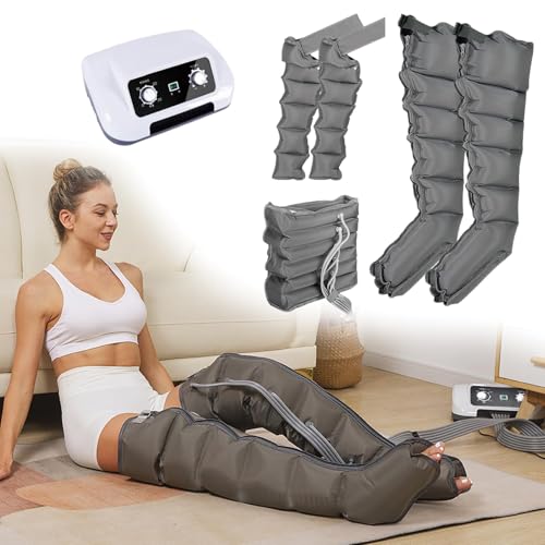 Presoterapia Profesional Para Casa Completo, Presoterapia Piernas Y Abdomen, Maquina Presoterapia Masaje Piernas 6 Cámaras (gris 2 piernas + cintura + 2 brazos)
