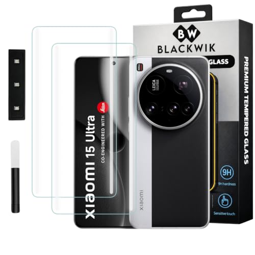 Image of Blackwik UV Curved Tempered Glass for Xiaomi 15 Ultra | 2-Pack