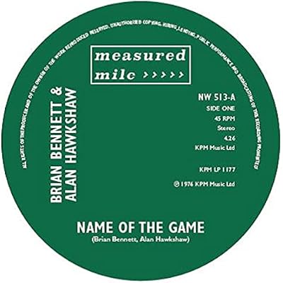 Name Of The Game c/w Confunktion