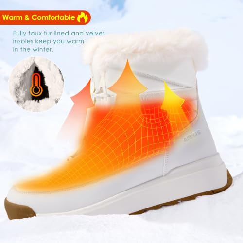 Women's Warm Snow Boots Cold Weather Winter Boots - image 3