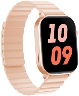 Inteya Hiwatch Talk 2 Amoled Ekran Android Ve Ios Uyumlu Manyetik Kayışlı Akıllı Saat Pembe - Görsel 5