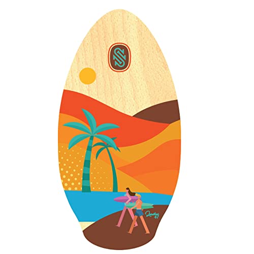 Surfboard Skimboard SkimOne 41 105 cm Lanikai Rojo Naranja