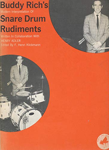 Snare Drum Rudiments Buddy Rich méthode de batterie pour caisse claire