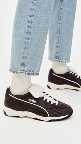 PUMA Mens King Indoor Premium Lace Up Sneakers Shoes Casual - Brown3