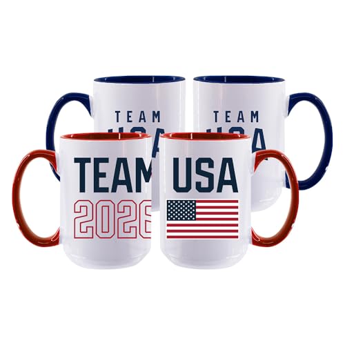 Juego 2 Mugs Cerámicos 15oz Team USA 2026 miniatura 1