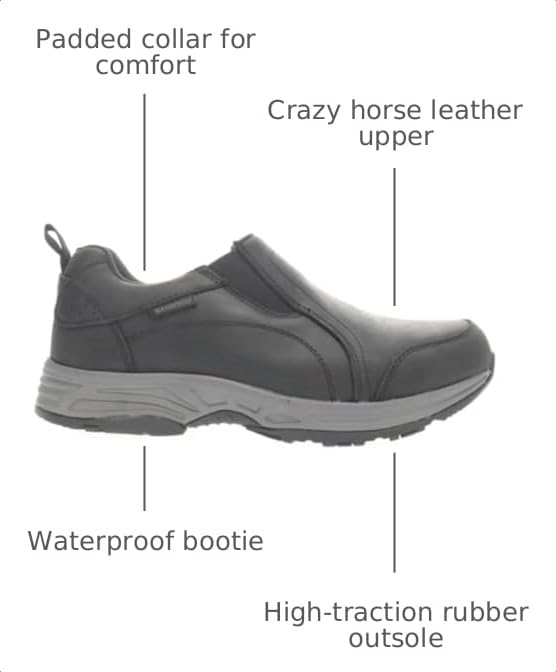 Image of Propet Mens Cash North Hiking Hiking Sneakers Shoes - Grey