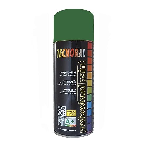 TECNORAL - Bombe de peinture aérosol - Vert Jardin