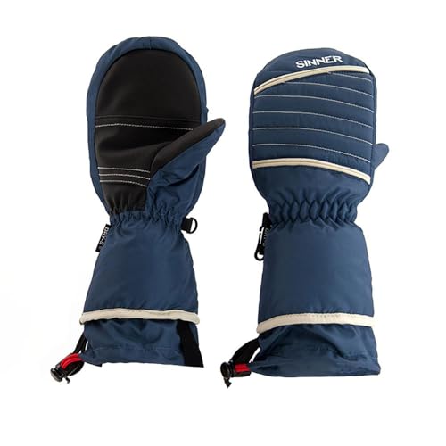 Mitten Sinner Stratton gants enfant bleu marine pour jouer dans la neige
