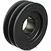 Browning, 2TB48, Fixed Pitch Pulley, 2 Groove(s)