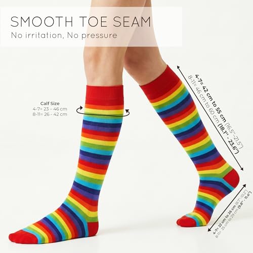 Image of Mysocks Unisex Knee High Stripe Socks