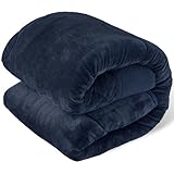 アイリスプラザ 掛け布団 シープボア 毛布 3層構造でふんわりあったか 洗濯機で丸洗いOK ふわふわ毛布と布団がひとつになった贅沢な寝心地 なめらかフランネル モコモコシープ調ボア シングル ダークネイビー