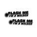 Flash Me I'm A Welder Decal - For Tig Mig Welding Tank, Windshield Or Truck Bumper Sticker - 2 1/2 x 11 1/4 Inch In Black