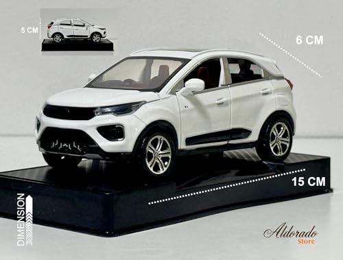 OMI Mart Tata Nexon 1:32 White Toy Car - Image 3