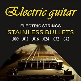 SHUIYUE Jeu de Cordes de Guitare électrique 1-6 Cordes Accessoires de Remplacement de Guitare en Fil d’acier,Acier 1-6… - Les Beatles, Paul McCartney, John Lennon, RIngo Starr, George Harrison SHUIYUE Jeu de Cordes de Guitare électrique 1-6 Cordes Accessoires de Remplacement de Guitare en Fil d'acier,Acier 1-6… – Image 4