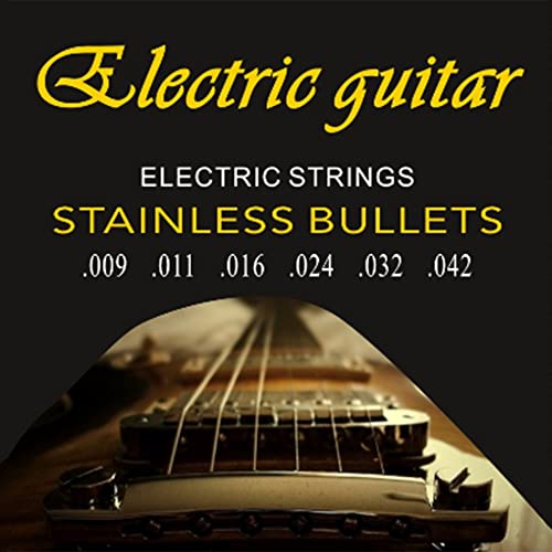 SHUIYUE Jeu de Cordes de Guitare électrique 1-6 Cordes Accessoires de Remplacement de Guitare en Fil d’acier,Acier 1-6… - Les Beatles, Paul McCartney, John Lennon, RIngo Starr, George Harrison SHUIYUE Jeu de Cordes de Guitare électrique 1-6 Cordes Accessoires de Remplacement de Guitare en Fil d'acier,Acier 1-6… – Image 5