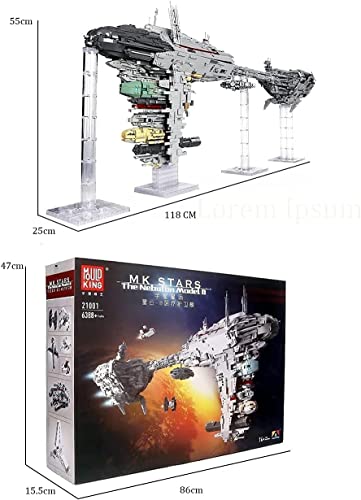 OWAHO Technology Nebulon-B Fregatte Large Moc Building Blocks Modell, 6388 Teile Escort Fregate Raumschiff Große MOC… – Bild 8