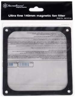 SilverStone SST-FF143B - 140mm Ultra Fine Fan Dust Filter, Magnet, black