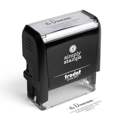 904 Custom LW_352_3LINE The Duncans Personalized Self-Inking Address Stamp thumb #1