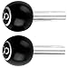 Custom Accessories 16121 Black 8-Ball Style Door Lock Knob
