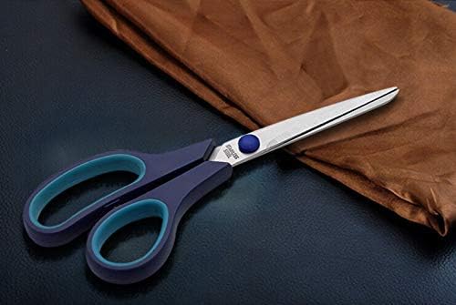 Katzco Stainless Steel Multi-Purpose Scissors Set - 5 Pieces Comfort Grip Scissors, For Fabric, Leather, Canvas, Vinyl, Paper, Clothes, Shoes, Kitchen, Arts and Crafts, & School Supplies