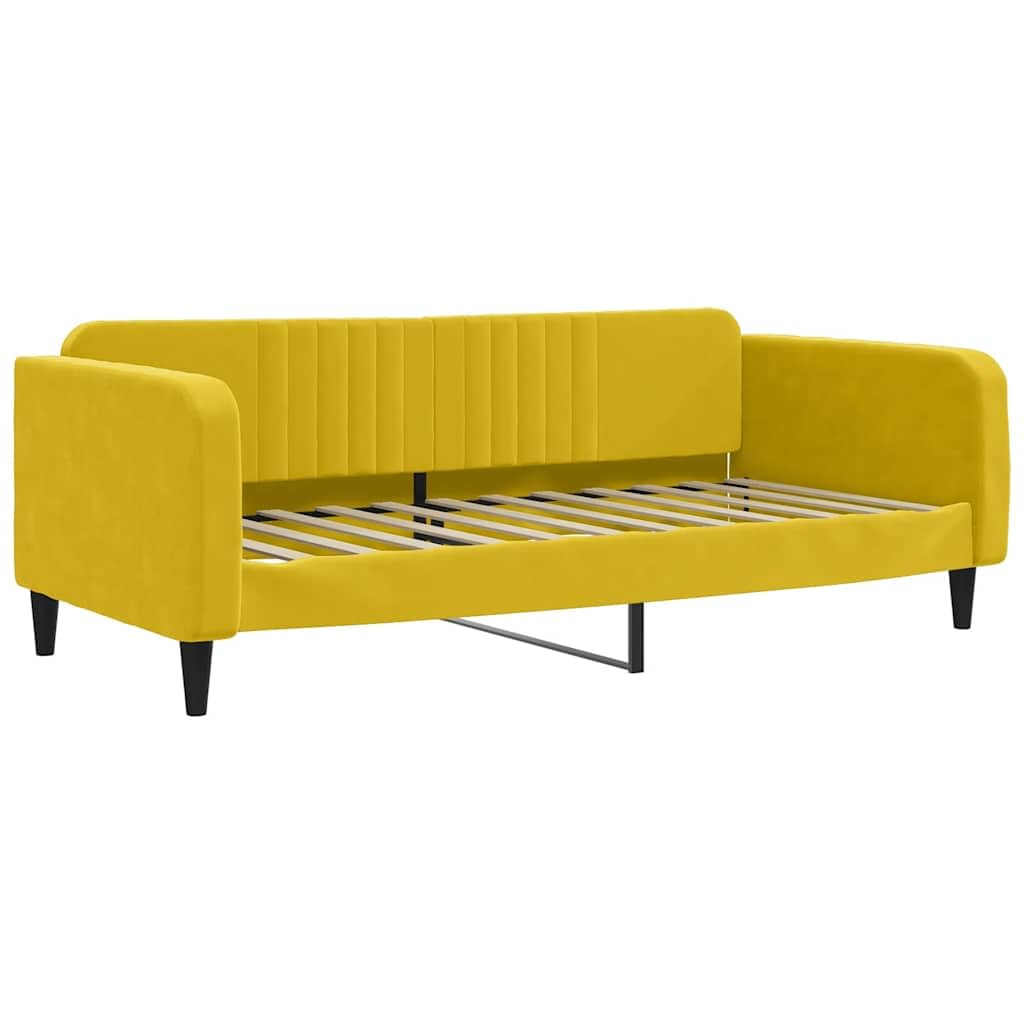 Sofa 2 w 1 z łóżkiem gniazdowym i szufladami, rozkładana dwuosobowa sofa z schowkiem, aksamitna tapicerka, drewniana i metalowa rama do salonu