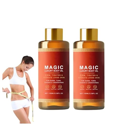2 piezas Aceite Corporal Reafirmante Mágico, Aceite de Lujo Después de la Ducha con Ingredientes Naturales, Hidratante y Tonificante, Mejora Elasticidad y Firmeza de la Piel, Cuidado Corporal Completo