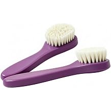Horse Hair Polish Brush Set, Dual Head Leather Care Brushes with Comfortable Handle for Shoes, Boots and Footwear