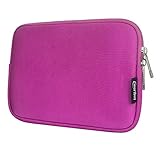 Acabado de calidad superior Emartbuy® HP Pavilion x2 210 Detachable PC 10.1 Pulgada Hot Rosa Funda Impermeable con Cremallera de Neopreno Suave Case Cover Sleeve (10-11 Pulgada eReader/Tablet/Netbook)