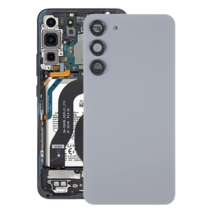 Mobile Phone Replacement Part For Samsung Galaxy S23+ SM-S916B OEM Glass Battery Back Cover with Camera Lens Cover