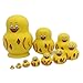 Produktbild ULTNICE 10PCS russische Nesting Dolls Matroschka Holz gelbe Ente Stapel Puppe Spielzeug