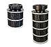 Dixon FSTP-LD-50F 5" Nest Long Style Dual Layer Polypro Strainer