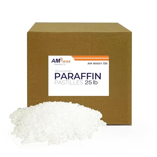 25 lb Premium Paraffin Wax Pastilles